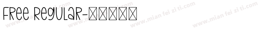 Free Regular字体转换